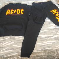 TUTA AC/DC NERA TAGLIA M EURO13
