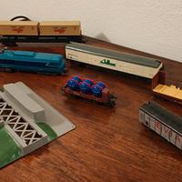 Trenino Lima , locomotive, vagoni e binari