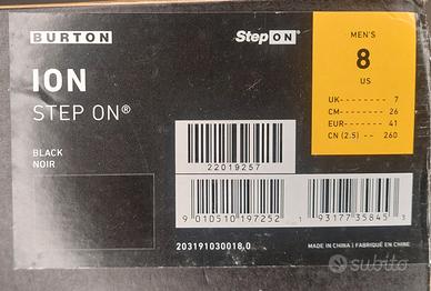 Burton Ion  step on taglia 41