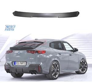 SPOILER BAULE BMW X2 U10 24- LOOK M NERO LUCIDO