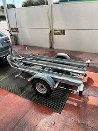 Carrello porta moto Cresci TM6 (frenato) 3 posti