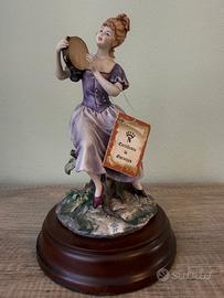 Capodimonte Sartori - Fanciulla con tamburello