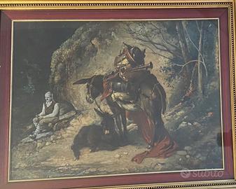 Quadro Dipinto Califano Mondo Raffaele Olio tela
