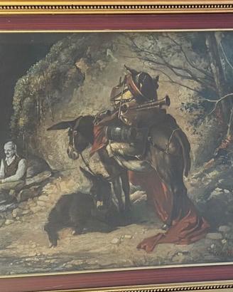 Quadro Dipinto Califano Mondo Raffaele Olio tela