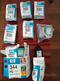 Lotto  Cartucce Originali HP 339 Nero e HP 344