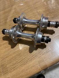 Mozzi Campagnolo posteriori da corsa vintage.