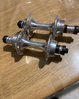 Mozzi Campagnolo posteriori da corsa vintage.