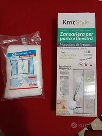 2 ZANZARIERE PORTA E FINESTRA