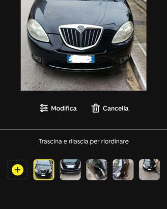 lancia ypsilon 1.3 mjt 16v Argento