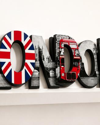 Dcorazione da parete LONDON 3D , arredo casa