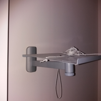 Supporto appendi tv con mensola