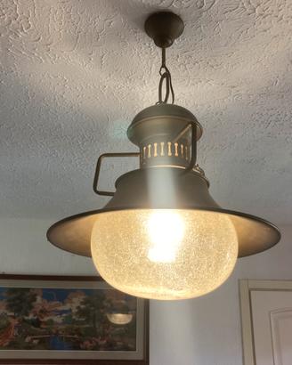Lampadario in ottone