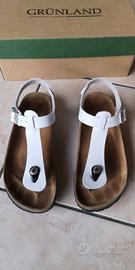 Sandalo infradito bianco 37 ragazza/donna