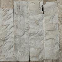 Bugnato Marmo Bianco moderno per rivestimento 