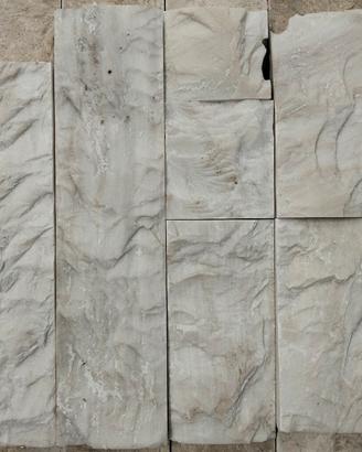 Bugnato Marmo Bianco moderno per rivestimento 