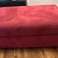 Puf Poltronesofà Rosso in Microfibra