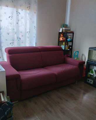 Divano letto matrimoniale con Materasso nuovo 