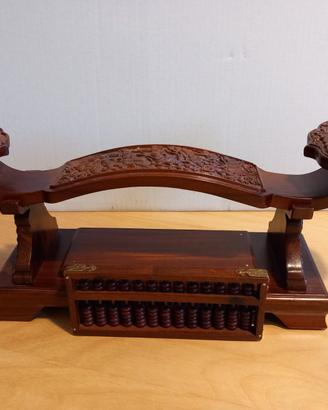 Abaco cinese in legno