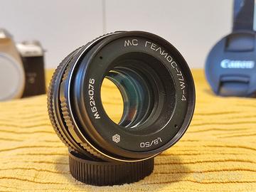 Helios 77M-4 50mm f1.8 obiettivo ZENIT, USSR, M42