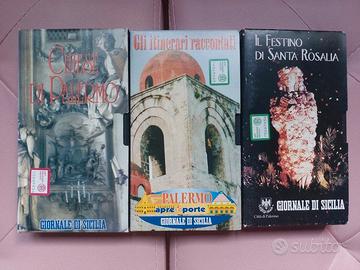 3 VHS Videocassette sulla città di Palermo