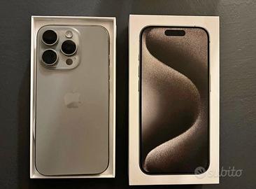 Iphone 15 pro 256 giga titanio