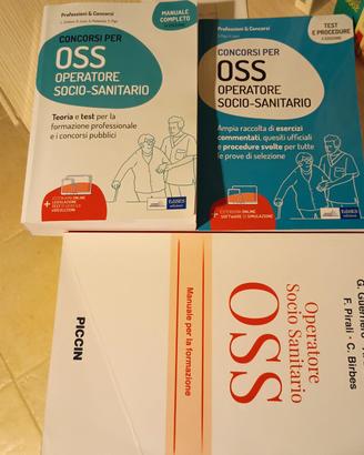 Libri: Manuale + teoria + test per concorso OSS
