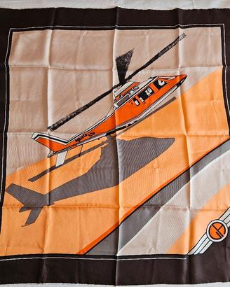 Foulard vintage A109 Giovanni Agusta
