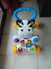 Deambulatore ZEBRA MATTEL primi passi.
