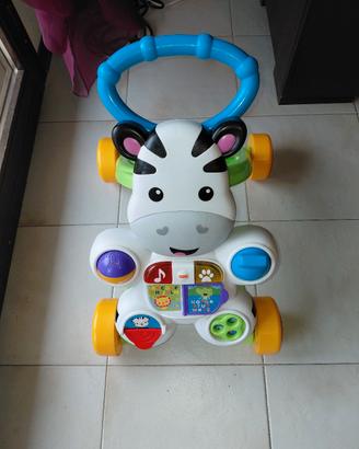 Deambulatore ZEBRA MATTEL primi passi.