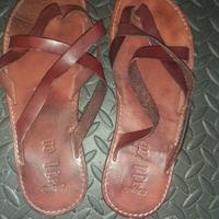 sandali vero cuoio nuovi