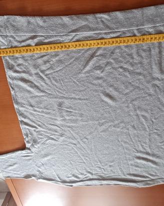 Maglia grigia e lurex