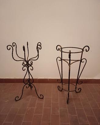 Portapiante in ferro battuto 