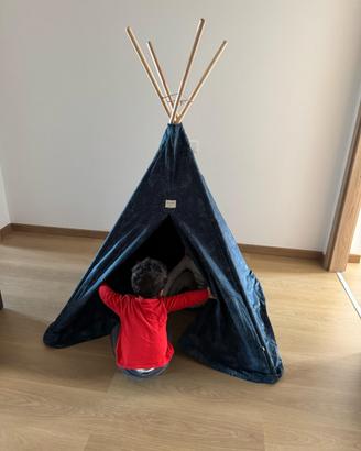 Tenda capanna indiani bambini