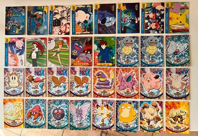 Carte Pokémon Topps anni '90/2000 64 carte