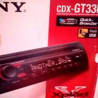 Autoradio Sony 4x45Watt  USB/AUX/Front.Estraibile