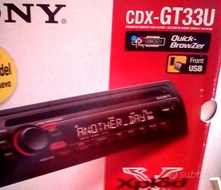 Autoradio Sony 4x45Watt  USB/AUX/Front.Estraibile