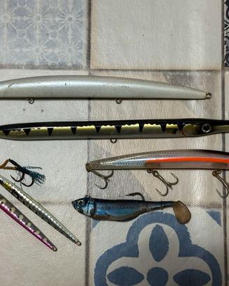Artificiali da pesca, spinning, vari brand