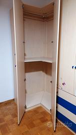 Armadio cameretta con libreria