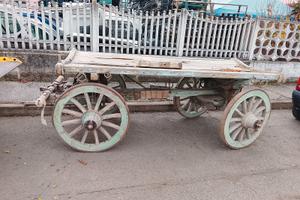 CARRETTO IN LEGNO D'EPOCA