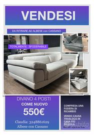Divano 4 posti