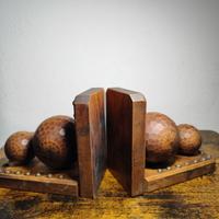 Fermalibri in legno vintage