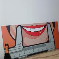 tela quadro popart stampa digitale 100x50 cm