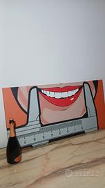 tela quadro popart stampa digitale 100x50 cm