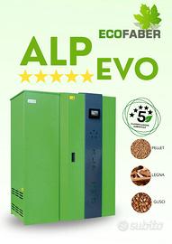 Caldaia biomassa Alp EVO Ecofaber – Nuova 5STELLE
