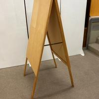 Cavalletti pubblicitari in legno faggio