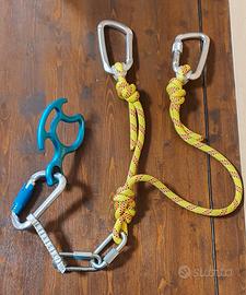 Longe doppia + moschettoni torrentismo