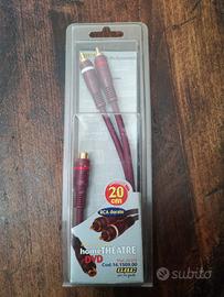 Sdoppiatore cavo RCA dorato 