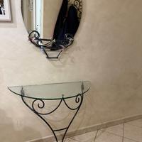 Console ingresso con specchio