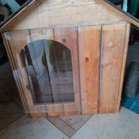 Cuccia cane taglia media in legno artigianale