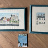 Acquerelli Orfeo Tamburi con cornice